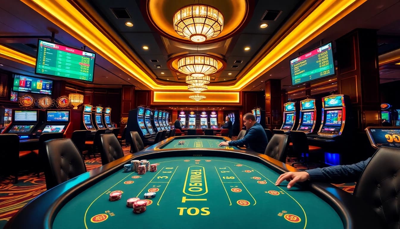 Engaging players in a vibrant thabet777 casino setting with dynamic gaming action.