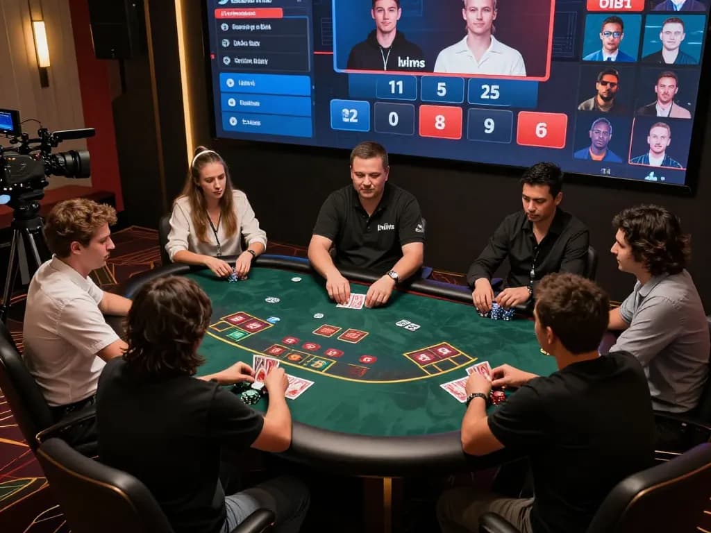 Experience thrilling online poker with VA88 featuring dynamic gameplay and excited players.