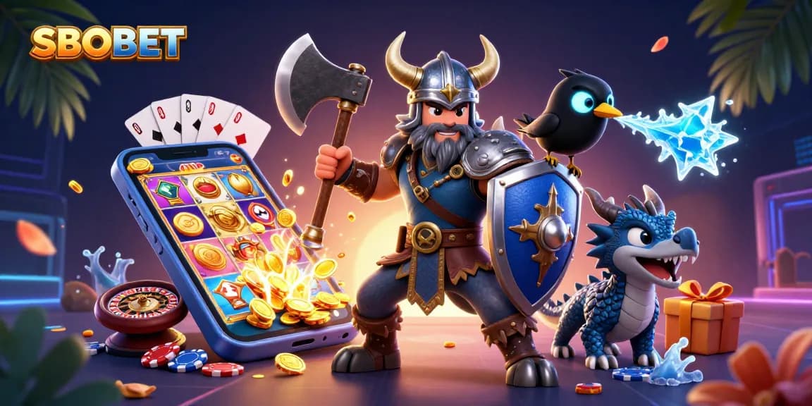 สัมผัสประสบการณ์ SBOBET กับนักรบหมาป่าวิคิงและมังกรในการต่อสู้สุดเท่