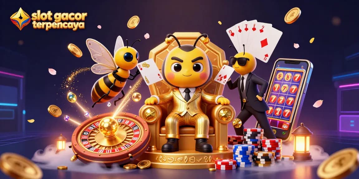 Menangkan permainan di slot gacor terpercaya dengan karakter 3D bertema kasino yang kaya visual.