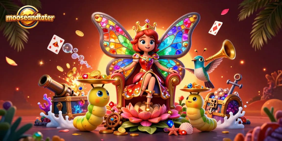 Join the thrilling casino world with mooseandtater's vibrant 3D illustration capturing the excitement of roulette.