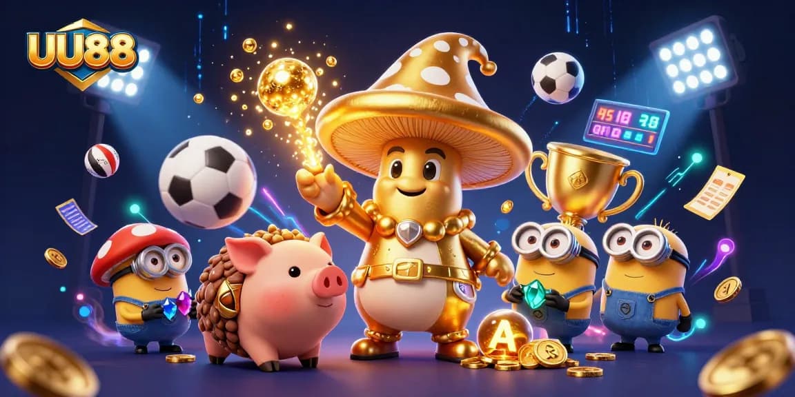 Experience thrilling moments at UU88 with rich animations of magic, sports, and betting excitement.