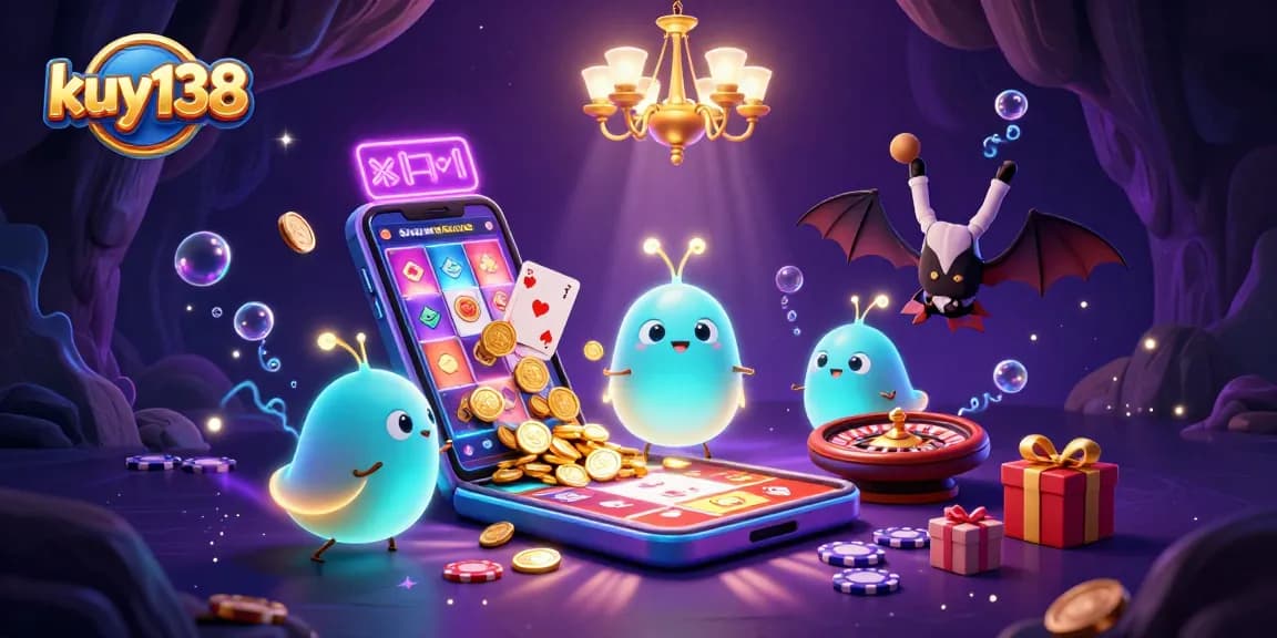 Kuy138 menampilkan sinar glowworm di kasino gua sambil bermain slot secara menyenangkan.