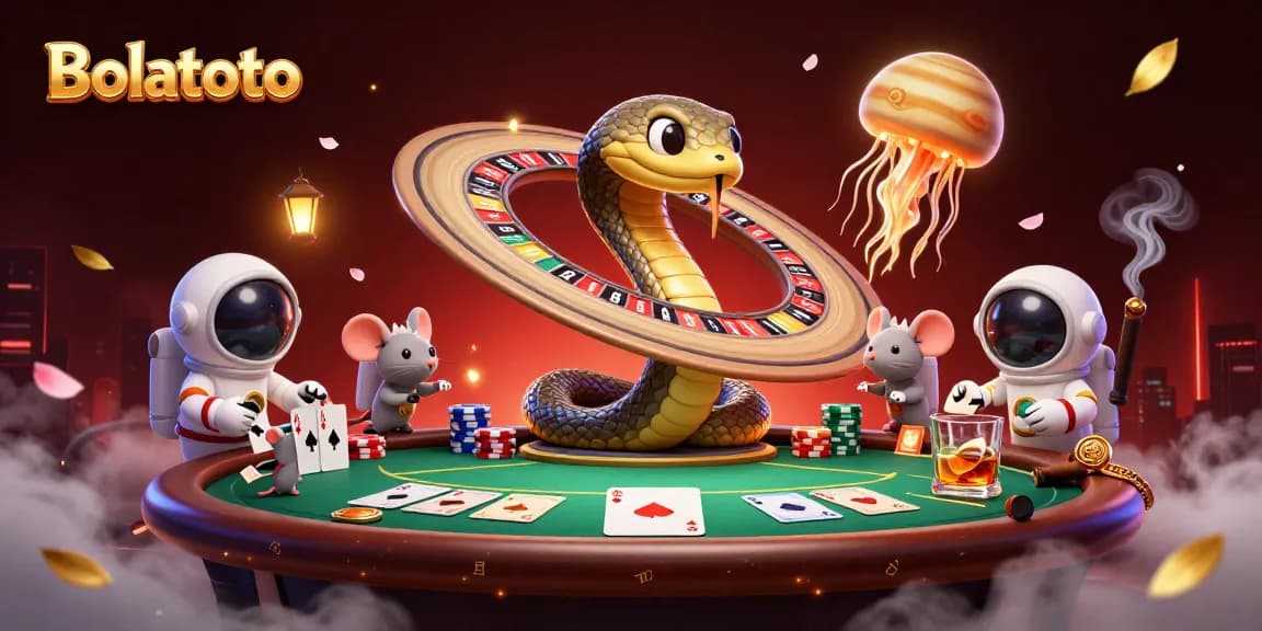 Bet on Bolatoto with astronaut mice and a cosmic jellyfish as the dealer!