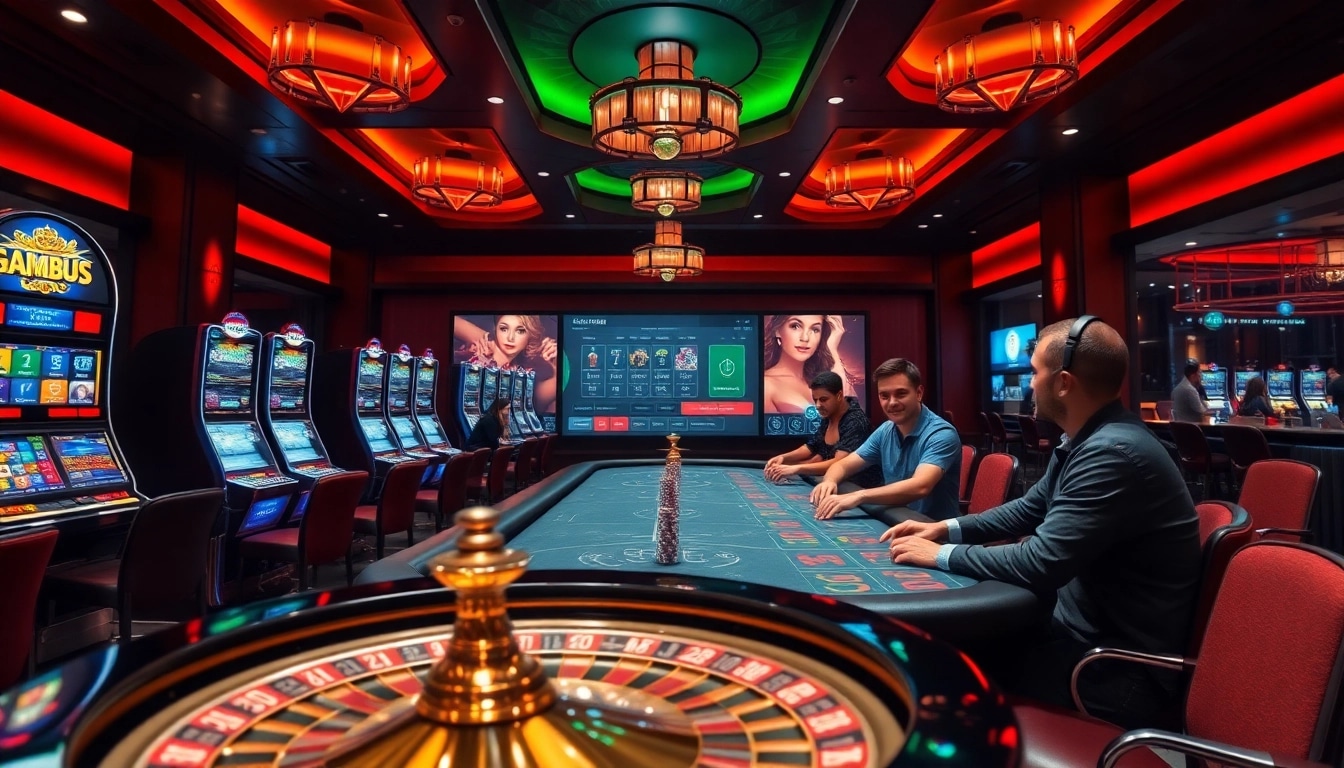 Experience thrilling gameplay at viral4d's luxurious casino, featuring exciting slot machines and poker tables.