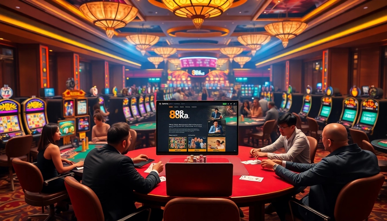 Experience the thrilling atmosphere of online gambling at https://8k8.us.com/ with luxurious casino visuals and engaging gameplay.