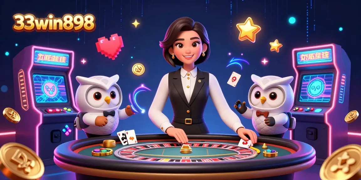 Experience thrilling gaming at 33win898 with our lively dealers and vibrant casino elements.
