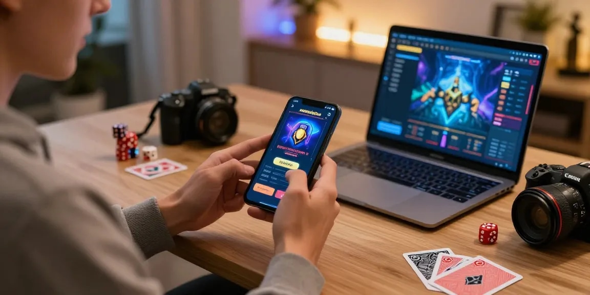 Cara Login LUXURY777 melalui smartphone di lingkungan gaming modern dan nyaman.