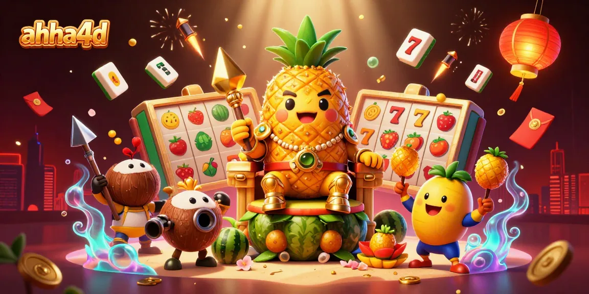 Spin the reels with ahha4d in this vibrant casino scene showcasing thrilling gaming elements.