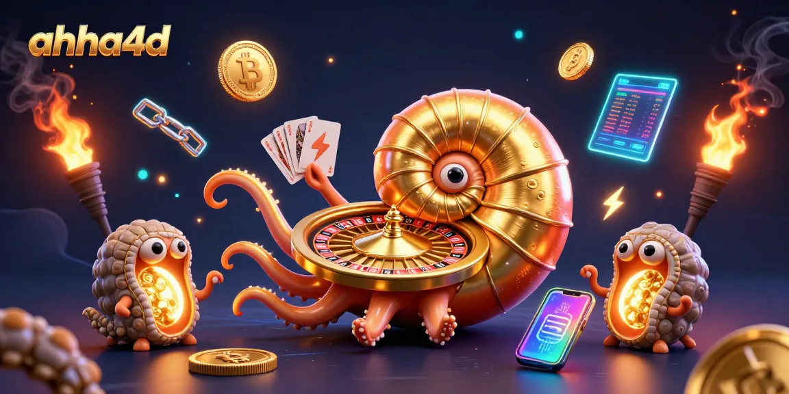 Win exciting rewards with ahha4d's dynamic casino experience featuring a giant nautilus and glowing elements