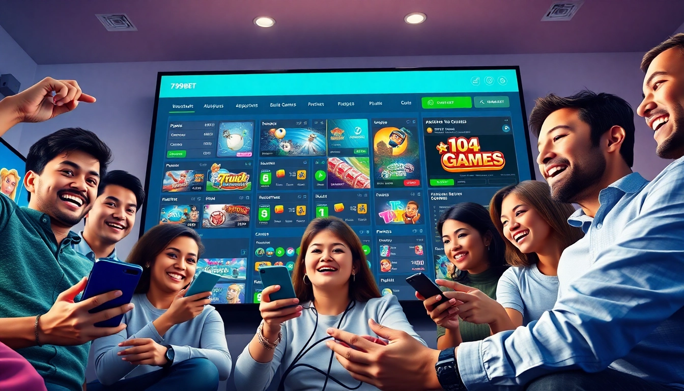 Engaging online betting interface at https://057789.com/ showcasing diverse players and interactive games.