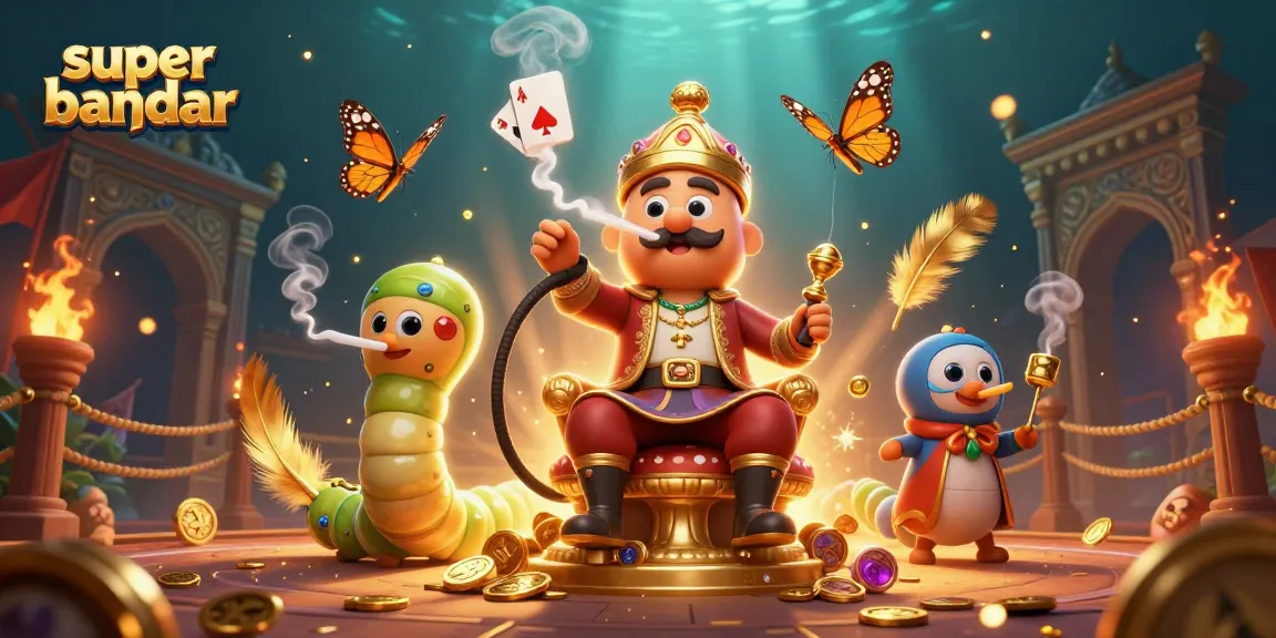 Super bandar menghadirkan ilustrasi kasino fantastis dengan karakter unik dan elemen perjudian yang menarik.