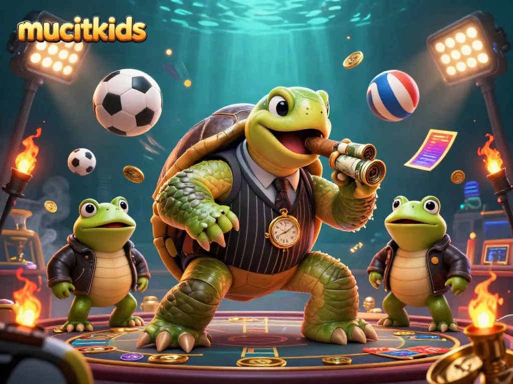 Permainan menyenangkan di mucitkids dengan karakter lucu dan elemen kasino yang kaya.