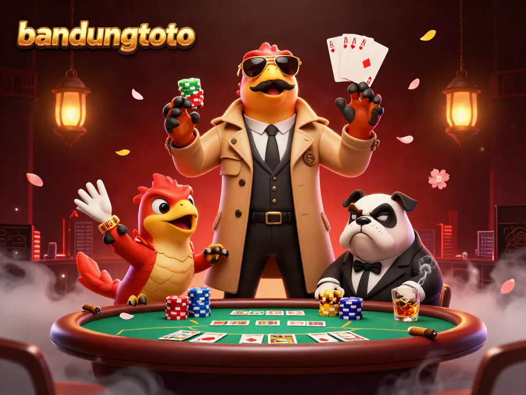 Experience bandungtoto action with raptors in a trench coat trying to enter a VIP casino lounge.