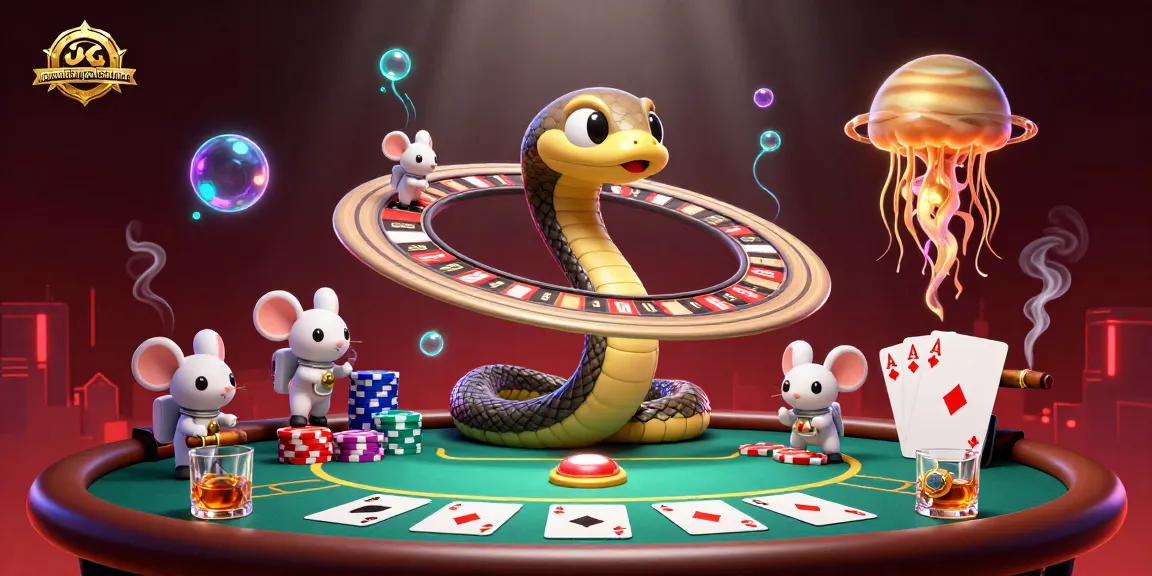 Experience thrilling bets at paradisianpublications' cosmic casino scene with vibrant characters and game elements.