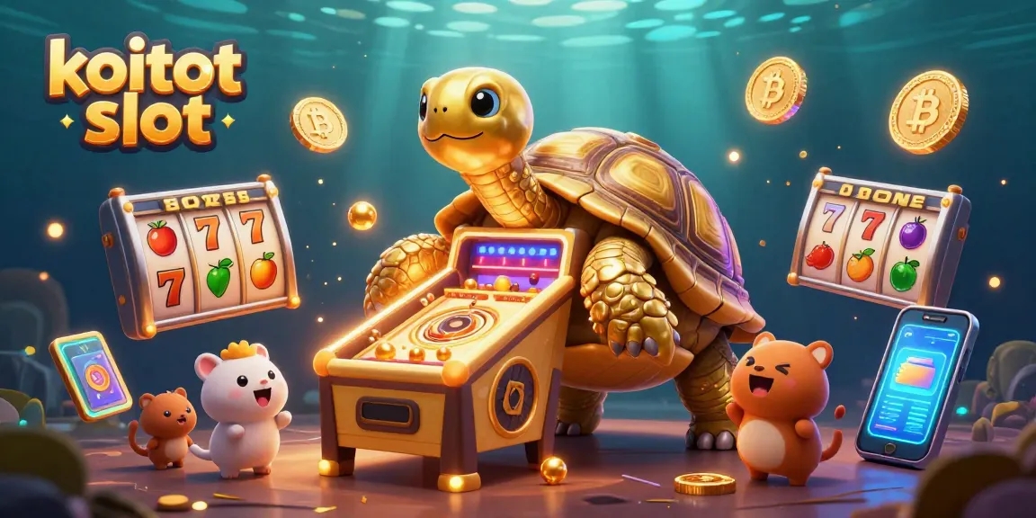 Permainan slot koitot slot yang menyenangkan dengan karakter kartun 3D penuh warna dan elemen menarik.