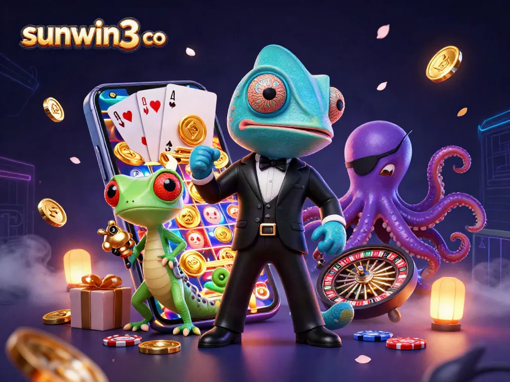 Engage with sunwin3 co's colorful casino adventures featuring dynamic games and characters.