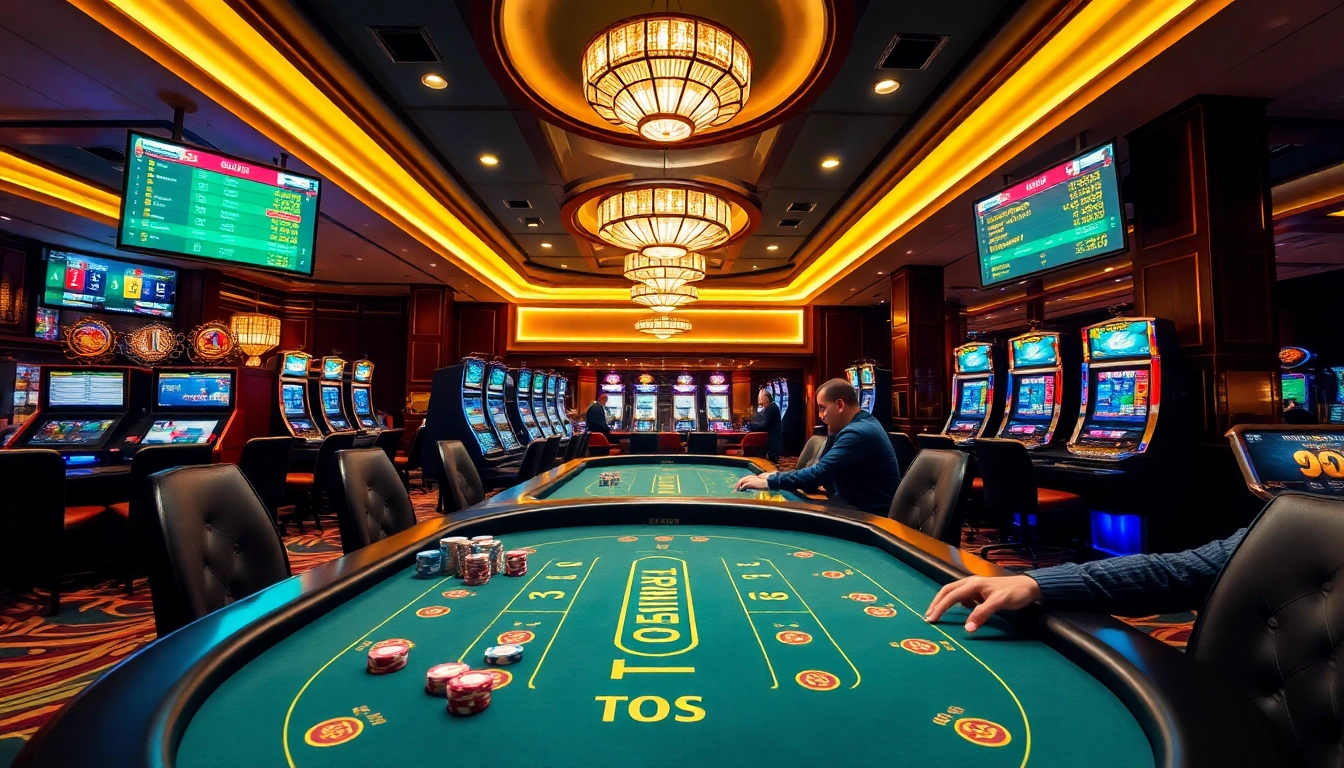 Engaging players in a vibrant thabet777 casino setting with dynamic gaming action.