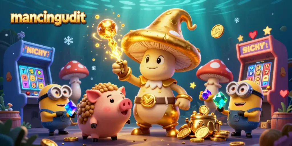 Experience winning magic at mancingduit with golden treasures and dynamic arcade elements.