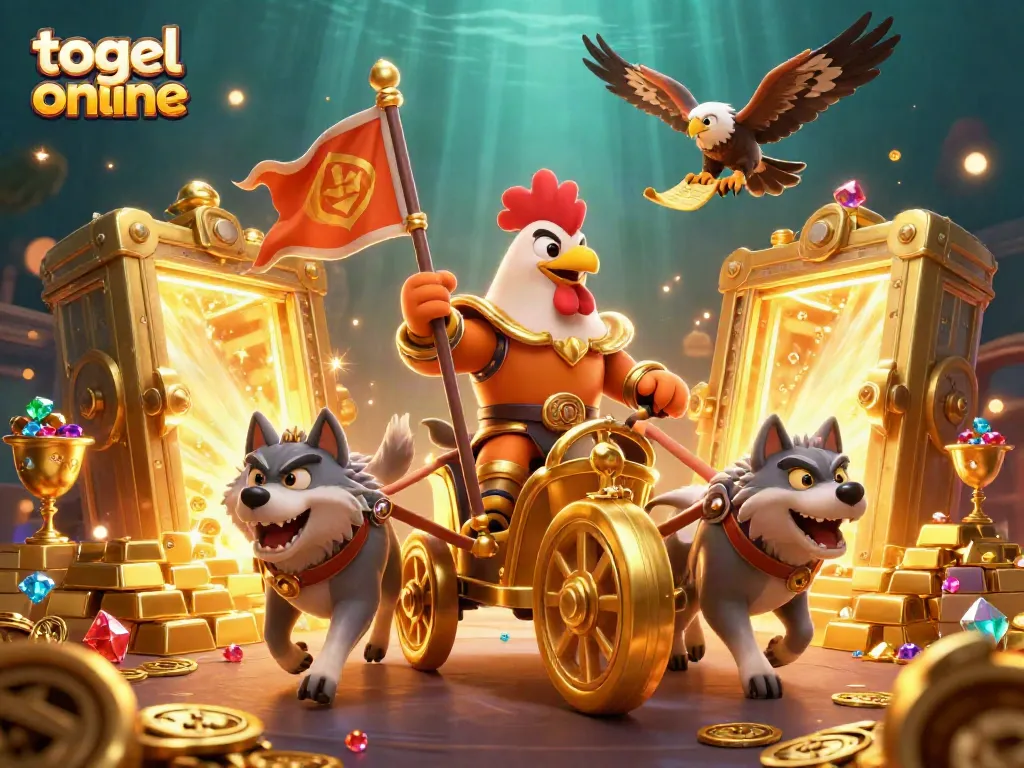 Tingkatkan peluang menang togel online dengan ilustrasi menarik dari karakter mencolok dan harta berlimpah.