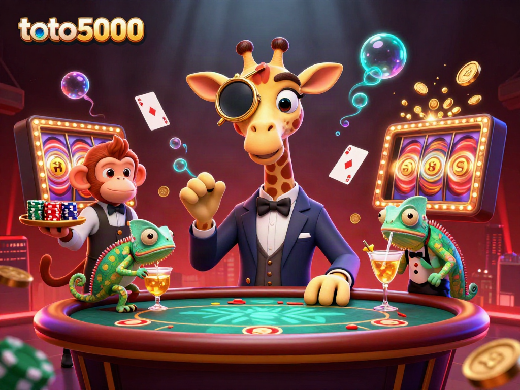 Catch exciting wins with the toto5000 online betting scene featuring high-stakes characters and dynamic elements.