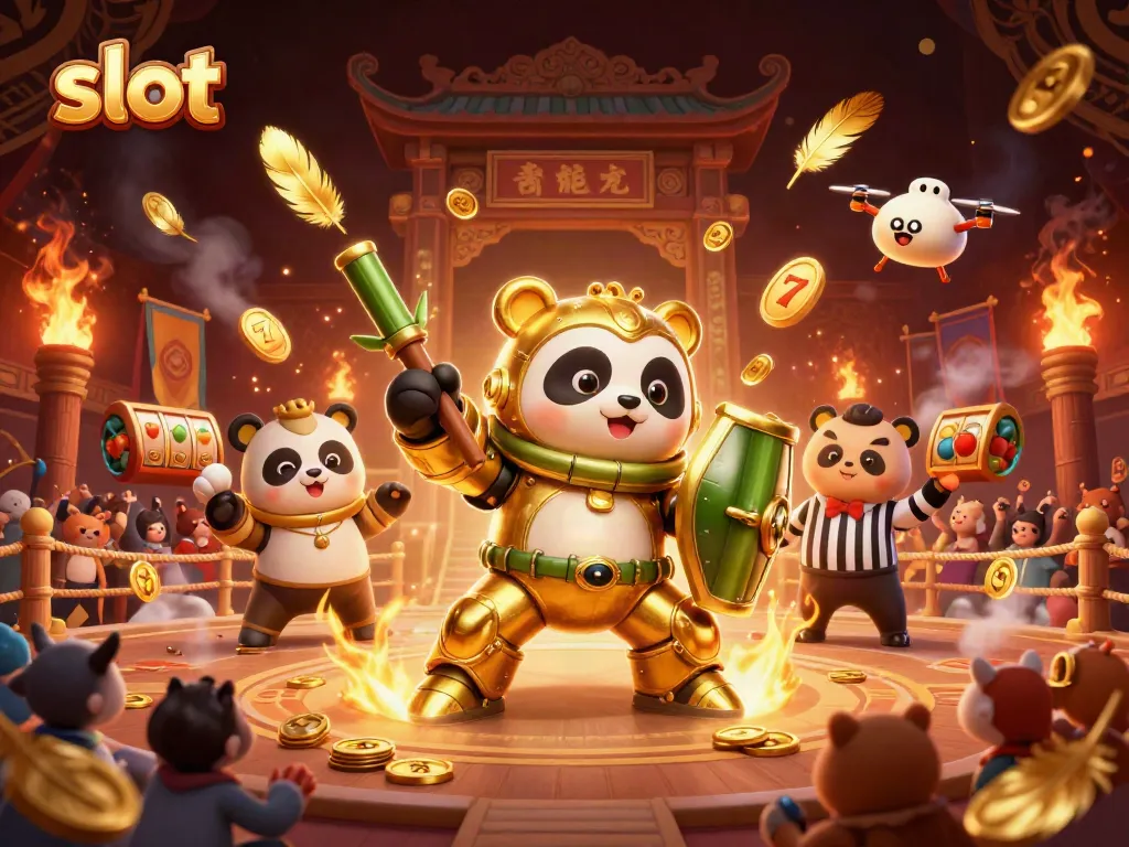 Menangkan slot dengan strategi yang tepat di arena pertarungan utama yang berkilau.