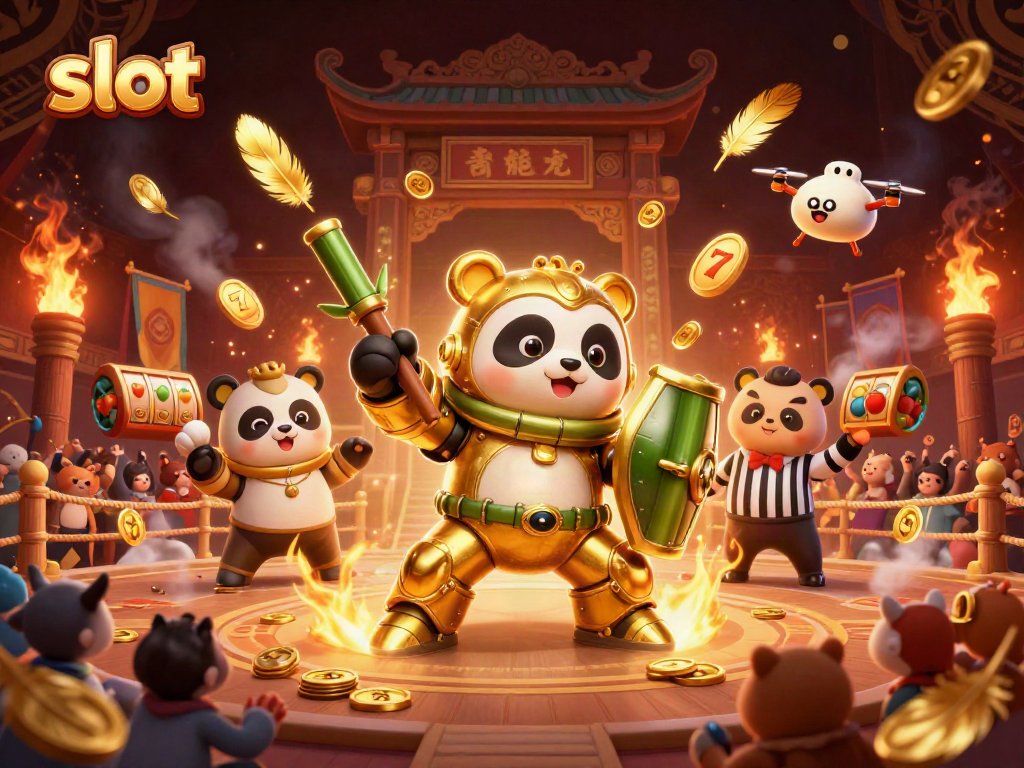 Menangkan slot dengan strategi yang tepat di arena pertarungan utama yang berkilau.