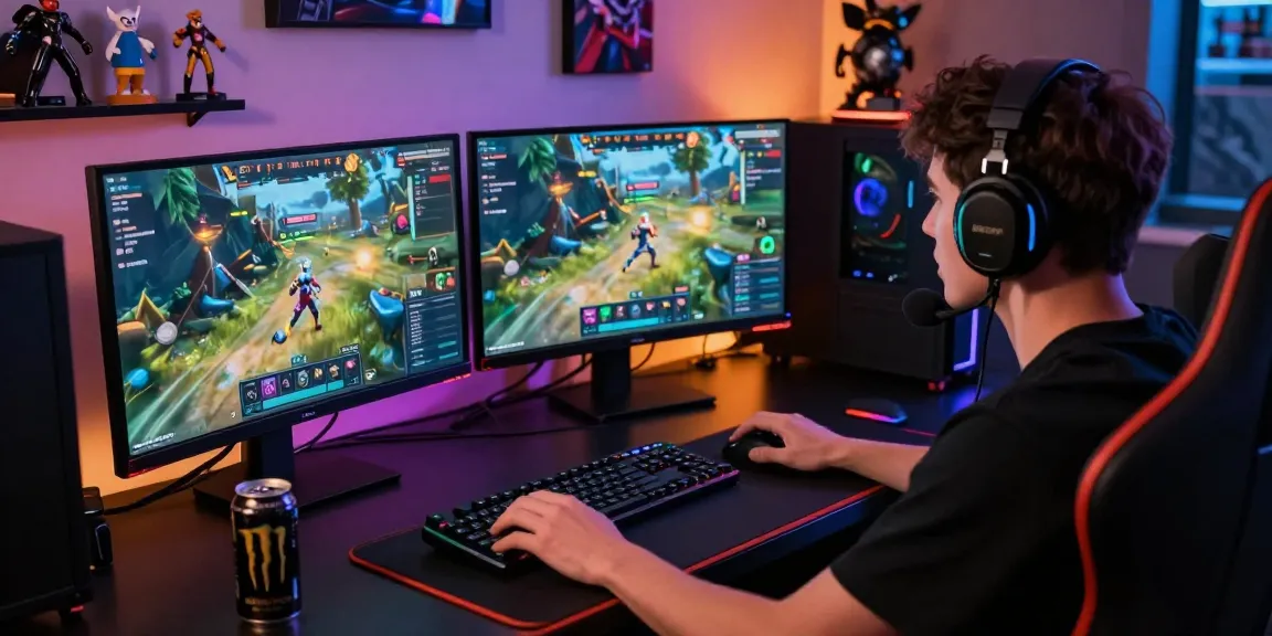 Gamer menikmati pengalaman bermain dengan bukumimpi138 link di layar.
