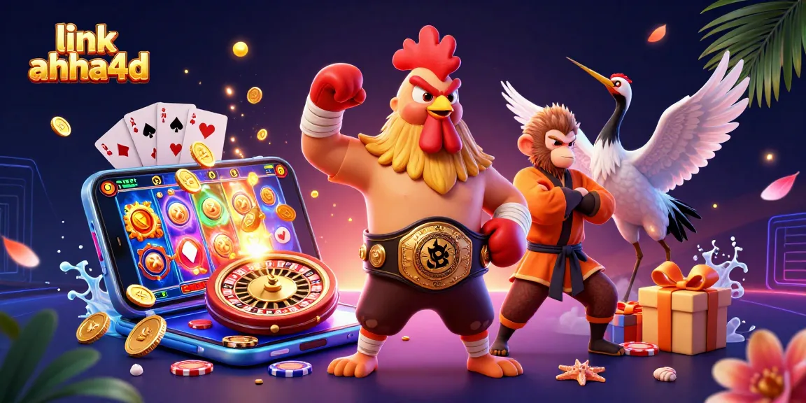 Menang dengan link ahha4d pada platform togel terpopuler, menampilkan elemen permainan dan karakter menarik.