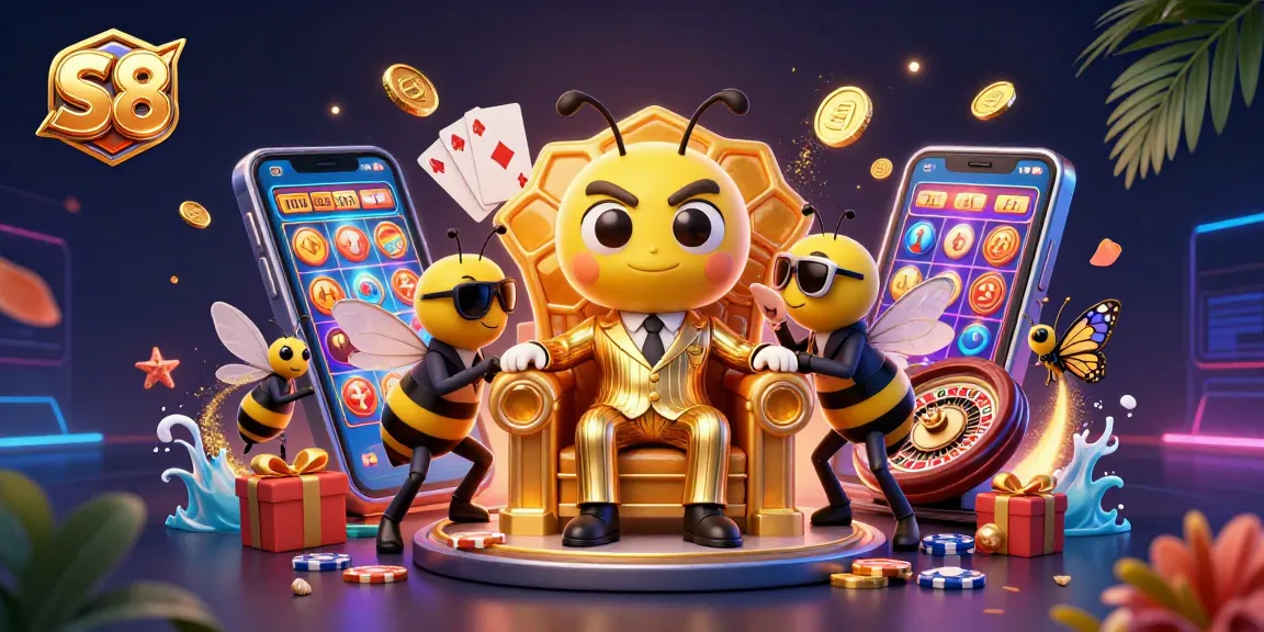 S8 offers players a vibrant casino experience with colorful slot games and dynamic gambling elements.