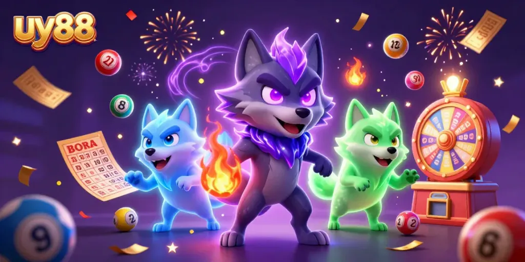 Experience the thrilling action of uy88 with vibrant spirits and dynamic lottery elements.