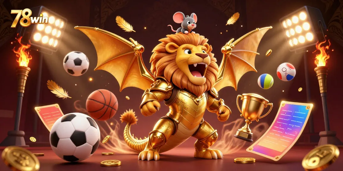 Experience thrilling gameplay at 78win with immersive visuals of sports betting action.
