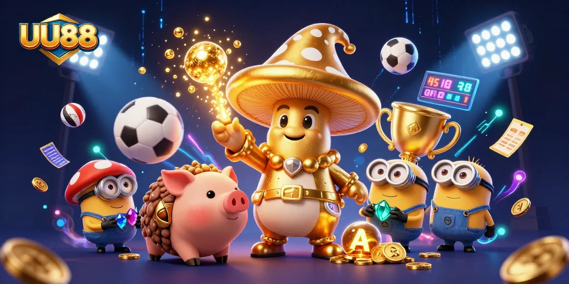 Experience thrilling moments at UU88 with rich animations of magic, sports, and betting excitement.
