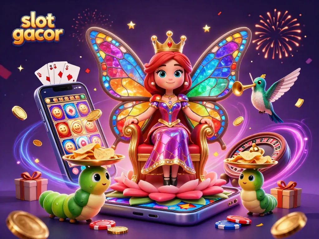 Menangkan jackpot di slot gacor dengan ilustrasi kasino yang memukau dan penuh warna.
