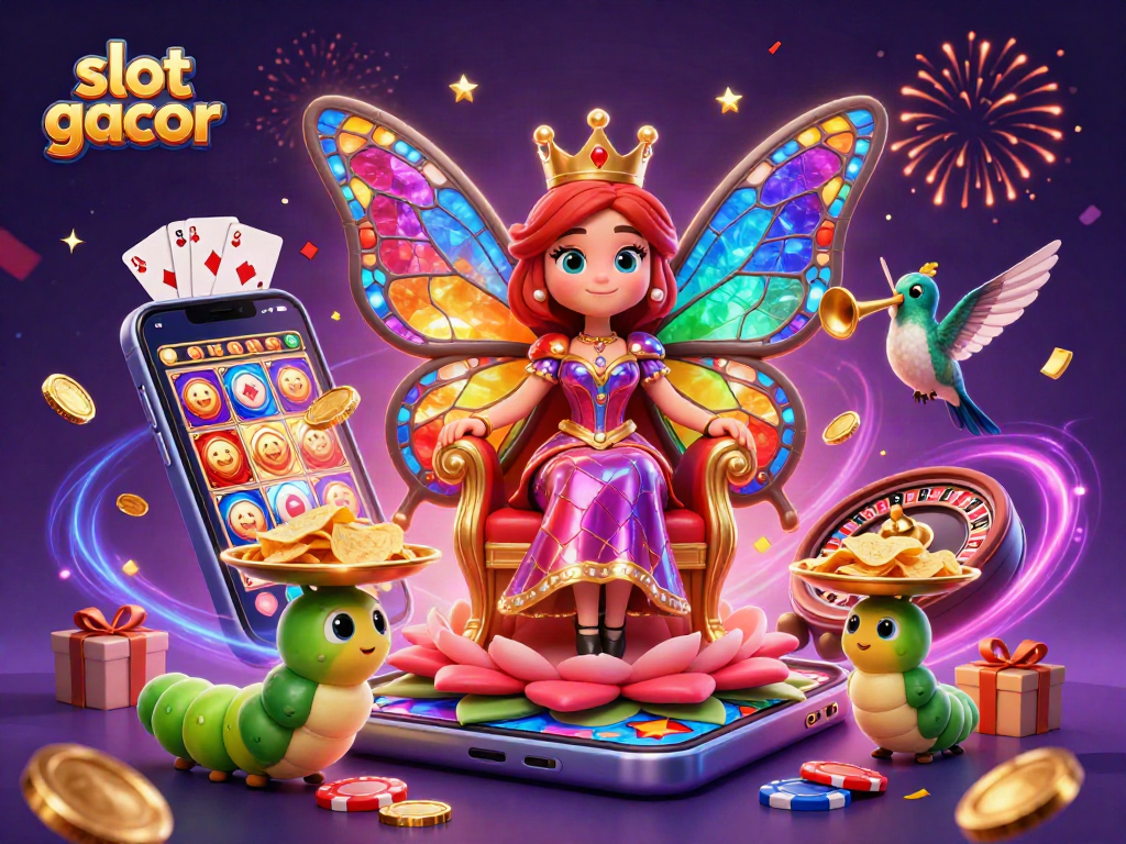 Menangkan jackpot di slot gacor dengan ilustrasi kasino yang memukau dan penuh warna.