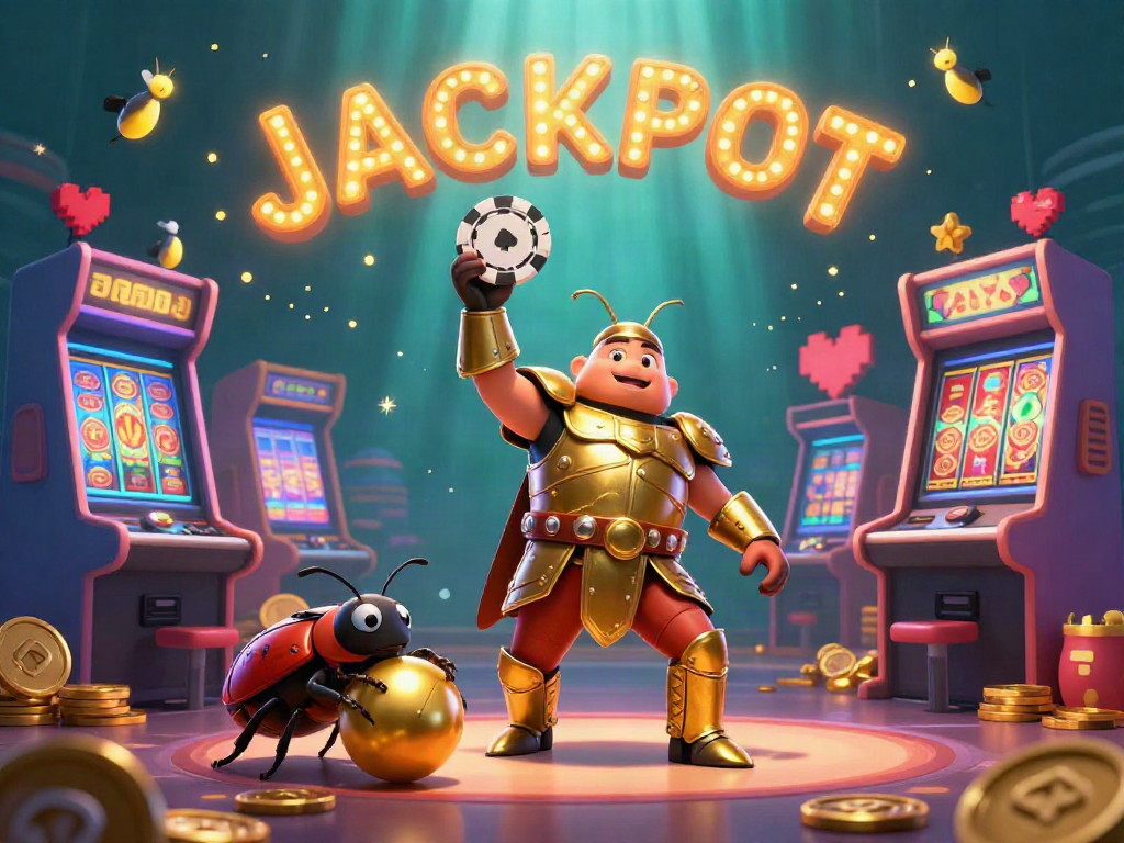 Experience thrilling wins at Hitclub with vibrant 3D characters celebrating their jackpot success!