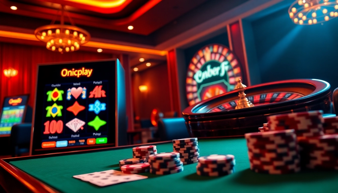 Experience thrilling wins with Onicplay's exciting slot machines and card games.