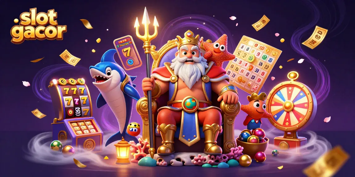 Menangkan slot gacor dengan jackpot fantastis di ilustrasi penuh warna kasino.