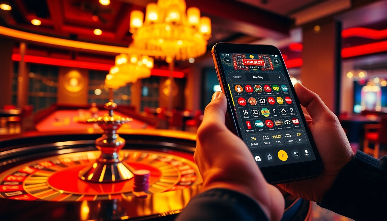 Engage with the link slot via pulsa platform while placing bets at a luxurious casino.