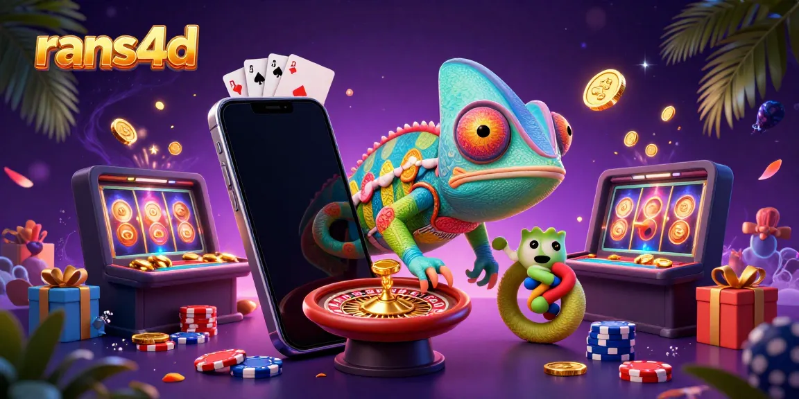 RANS4D menghadirkan pengalaman bermain kasino yang interaktif dan mendalam dengan chameleon pemilik kasino.