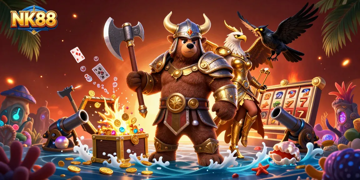 Experience thrilling action at NK88 with exciting games and golden treasures.
