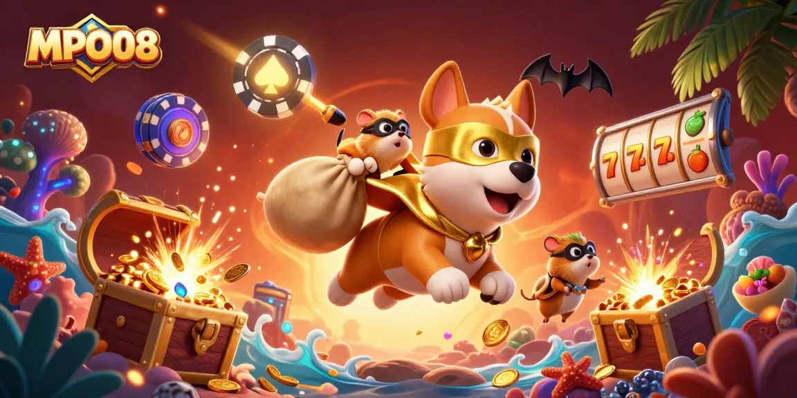 Experience thrilling gameplay with MPO08 as a 3D superhero dog brings you high-stakes fun and big wins!